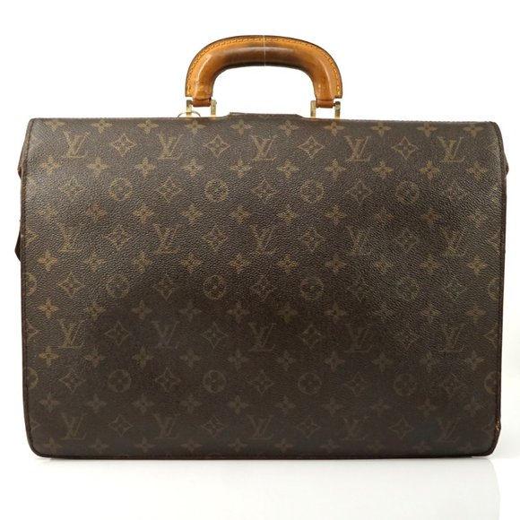 Auth Louis Vuitton Serviette Fermoir #3120L22 - Picture 2 of 8